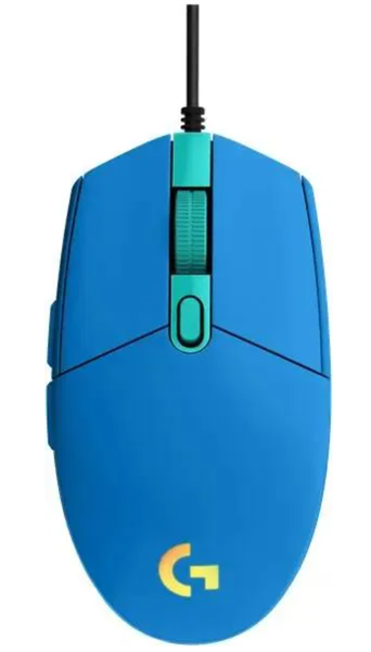 Logitech Gaming Mouse G102 LIGHTSYNC, 8000dpi, Blue, CN, [910-005810]