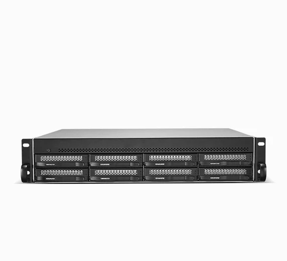 TerraMaster U8-500 Plus 2U 10C 1,7(4,7)GhzCPU/16Gb(64)/RAID0,1,10,5,6,JBOD/up to 8 HS SATA(3,5'/2,5')/2xM.2 2280 NVMe/3xUSB3.2 1xUSB Type-c/HDMI/2x10GbE RJ-45/iSCSI/1xPS/1YW/no rails