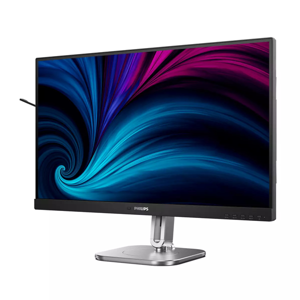 Фото 27" Philips 27B2N4500 2560x1440, WLED, 16:9, IPS, 350cd, 4ms, 1500:1, 50M:1, 178/178, 2*HDMI, DP, USB Hub: 3*USB3.2, USB-C(15W) Speakers, 120Hz, Tilt, HAS, Swivel, Pivot, Internal, VESA, Black, 3y