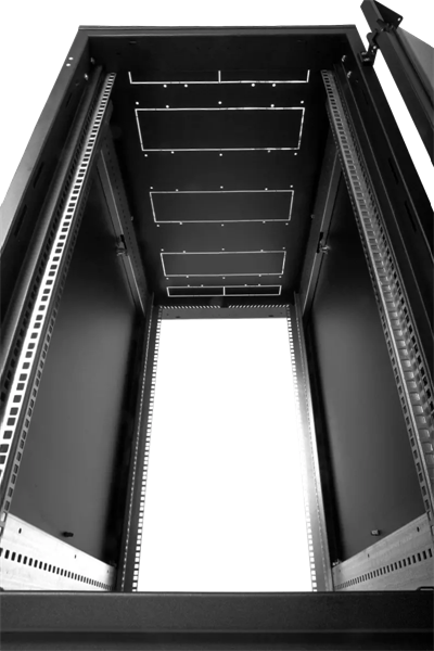 Фото ЦМО Шкаф телекоммуникационный напольный 18U (600x800) дверь стекло, цвет чёрный