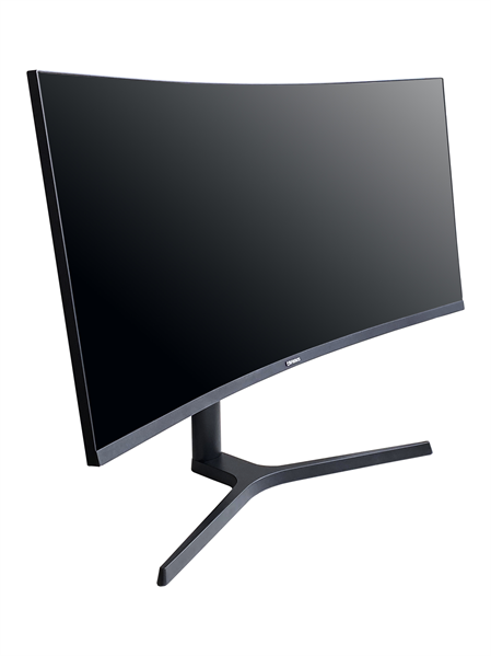 Фото 34'' IRBIS NOBLEVIEW 34 LED Monitor Curved 3440x1440, 21:9, VA, 400 cd/m2, 4000:1, 3ms, HDMI, DP USB-C(65W) USB-Ax2 USB-B 165Hz Speak Tilt Height Swivel внешн. Бп VESA Black 3y (China)