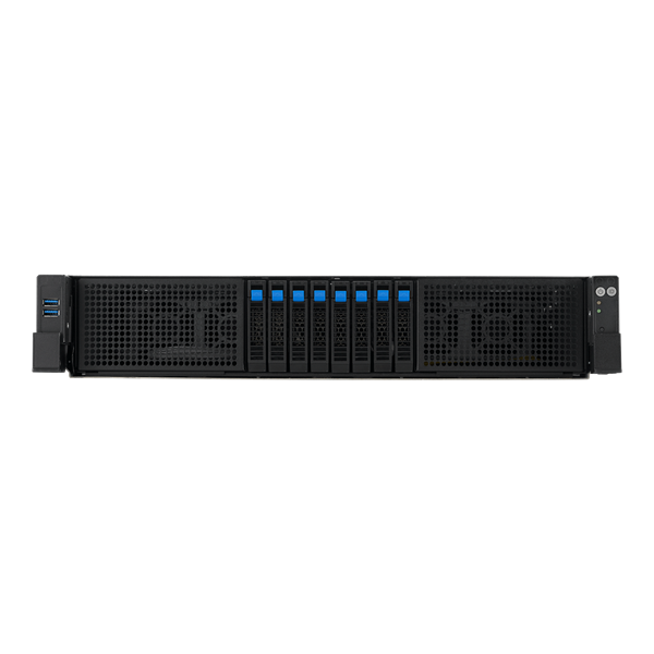 ASUS RS720A-E13-RS8G: 2U, 2x AMD EPYC 9005/9004 SP5, 24x DDR5 RDIMM, 8x NVMe/SATA/SAS, 8x PCIe 5.0, up to 3x dual-slot GPU, 2x OCP 3.0, 2x 3200W PSU