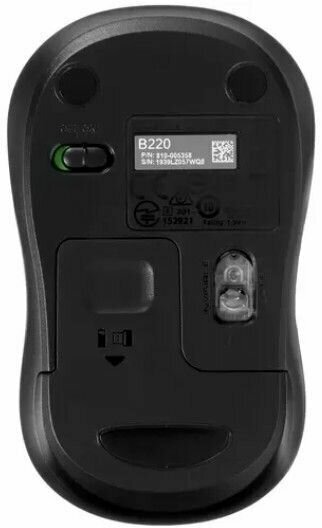 Фото Logitech Wireless Mouse B220, Silent, Black, CN, [910-004881/910-005553]