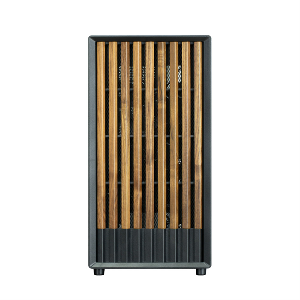 Фото ZALMAN P10 NAMU, MATX, BLACK, WINDOW, FRONT COVER WALNUT, 2x3.5", 3x2.5", 1xUSB TYPE-C, 1xUSB3.0, FRONT 2x120mm, REAR 1x120mm ARGB