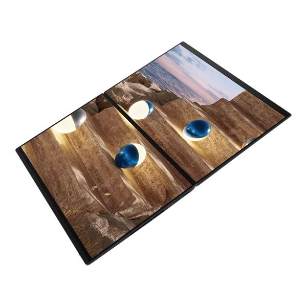 Фото ASUS Zenbook Duo UX8407AA-SN197X Intel Core Ultra X9 388H/LPDDR5X 32GB 2TB/Intel Arc Graphics /14" 3K (2880 x 1800) OLED 16:10 TOUCH,WiFi 7+BT 5.4/ WIN11 PRO/1.65 kg/Moher Gray/Stylus+Sleeve