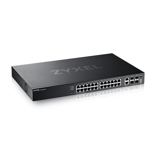 L3 Access Zyxel NebulaFlex Pro XGS2220-30, rack 19", 24xRJ-45: 1G, 2xRJ-45: 1/2.5/5/10G, 4xSFP+