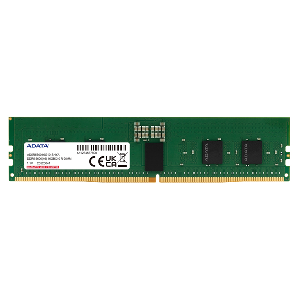 ADATA DDR5 RDIMM 64GB 5600MHz 1*64GB ECC Reg 1.1V CL46-45-45 SINGLE TRAY