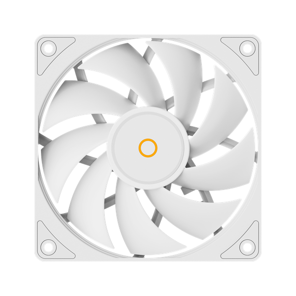 Фото Ocypus Gamma F12 WH, 120x120x25mm, 3-PIN, 1300 RPM, 24.5 DBA MAX, HYDRO BEARING
