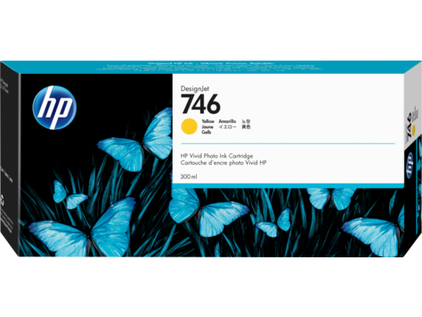 Cartridge HP 746 для DesignJet Z6/Z9+ series, желтый (300мл)