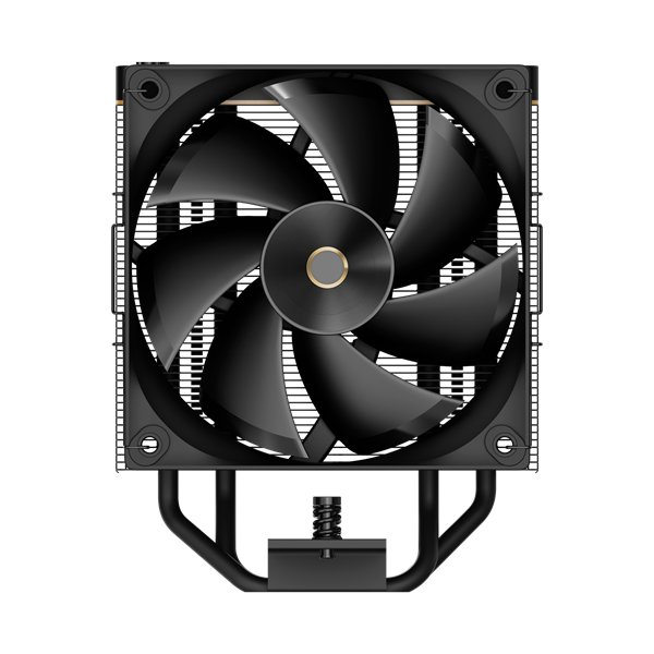 Фото Ocypus Iota A40 BK, 120mm FAN, Display Panel, 4 HEAT PIPES, 4-PIN PWM, 500-2000 RPM, 29DBA, FDB, LGA115X/1200/1700/18XX, AM4/AM5