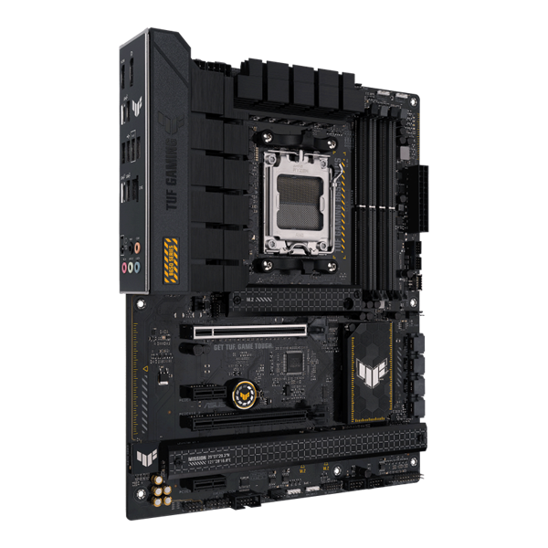 Фото ASUS TUF GAMING B650-PLUS, AM5, B650, 4*DDR5, 4*SATA, 3*M.2, 2*USB 3.2, 4*USB 2.0, Type-C, 3*PCIx16, 2*PCIx1, DP+HDMI, ATX; 90MB1BY0-M0EAY0