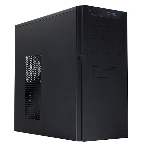 MidiTower Powerman BA833 Black PM-600ATX-F U3.0*2+A(HD) ATX, mATX