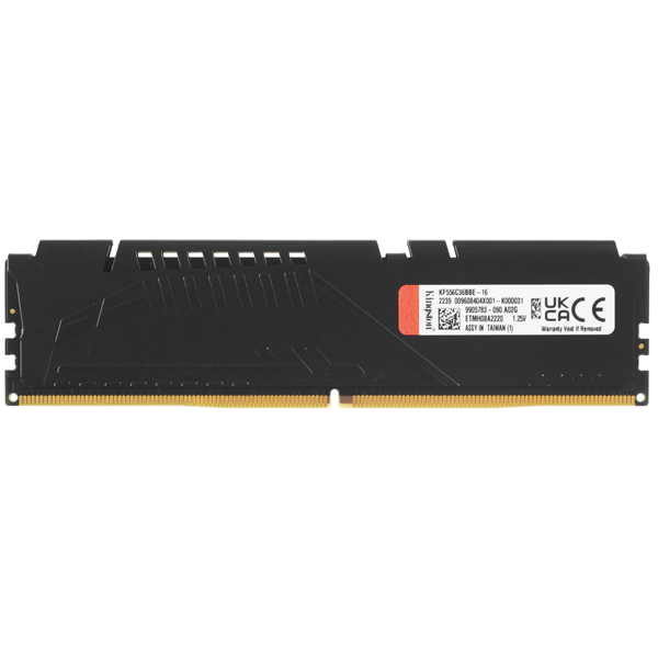 Фото Kingston 16GB 5600MT/s DDR5 CL36 DIMM FURY Beast Black EXPO