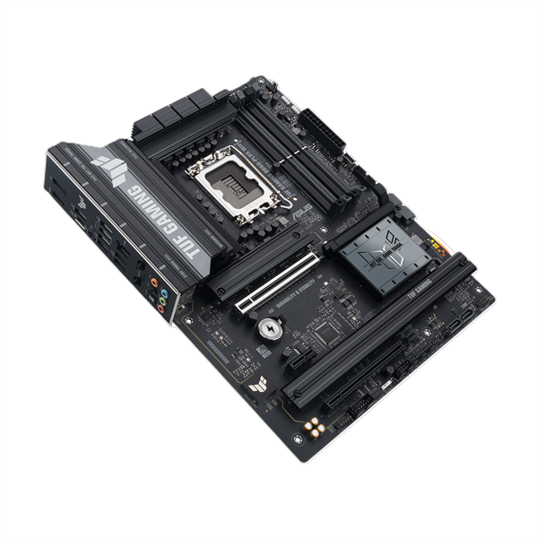 Фото ASUS TUF GAMING B860-PLUS WIFI, LGA1851, B860, 4*DDR5, 4*SATA, 3*M.2, 5*USB 3.2, 2*USB 2.0, Type-C, 2*PCIx16, 1*PCIx1, DP+HDMI, ATX; 90MB1JL0-M0EAY0