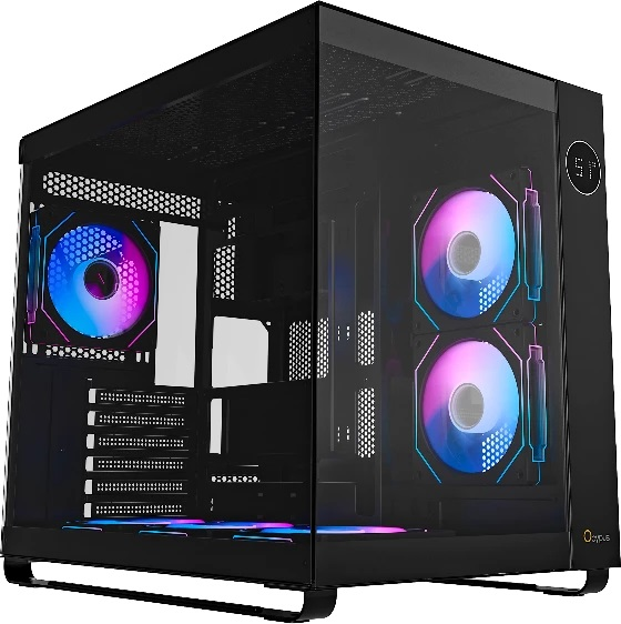 Ocypus Iota C70 BK ARGB, ATX, Type-C(3.1)*1, USB3.0*2, BOTTOM 3x120mm ARGB, REAR 1x120mm ARGB, MB SIDE 2x120mm ARGB