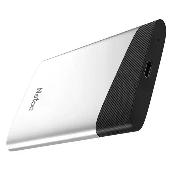 Фото Netac Z6S 120GB USB 3.2 Gen 2 Type-C External SSD, R/W up to 510MB/440MB/s,with USB-C to USB-A cable and USB-A to USB-C adapter