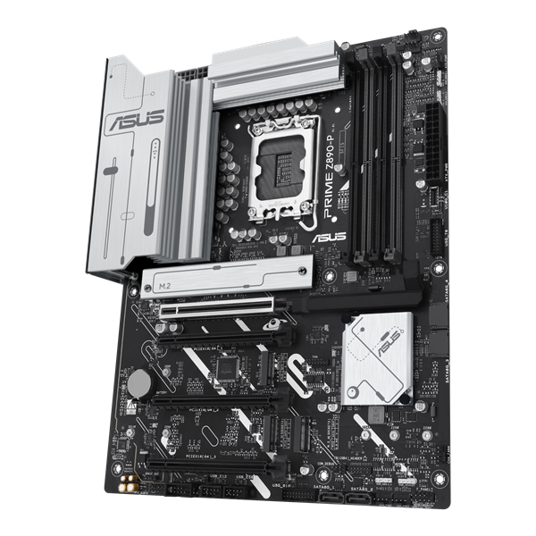 Фото ASUS PRIME Z890-P, LGA1851, Z890, 4*DDR5, 4*SATA, 4*M.2, 3*USB 3.2, 4*USB 2.0, Type-C, 4*PCIx16, HDMI+DP, ATX; 90MB1I50-M0EAY0