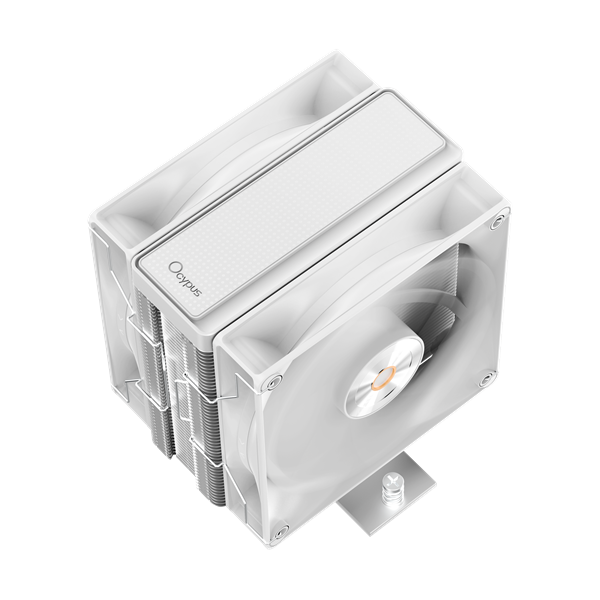 Фото Ocypus Delta A40 Elite WH Dual Fan, 2x120mm FAN, Top Panel, 4 HEAT PIPES, 4-PIN PWM, 500-2000 RPM, 29DBA, HYDRO BEARING, LGA115X/1200/1700/18XX, AM4/AM5