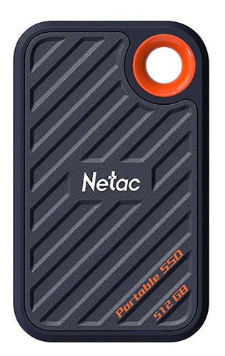 Netac ZX20 512GB USB 3.2 Gen 2x2x2 Type-C External SSD, R/W up to 2000MB/1800MB/s, with USB C to A cable and 20Gbps USB C to C cable 5Y wty