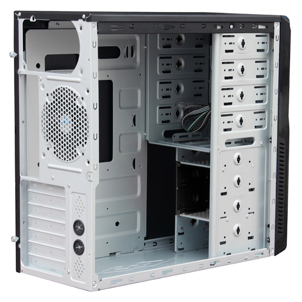Фото MidiTower Powerman BA833 Black ____ U3.0*2+A(HD) ATX, mATX(без блока питания)