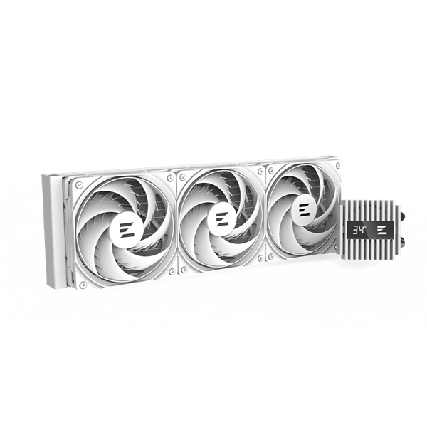 Фото Zalman CPU Liquid Cooler 360mm, ARGB, white