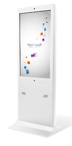 Интерактивная стойка Nextouch NextStand 43P Simple: 43", FHD (1920х1080), PCAP, 10 касаний, Intel Pentium, DDR4 8Гб, SSD 256Гб, WiFi-модуль, USB, LAN, динамики 2х10 Вт, камера х 2, Windows/Linux