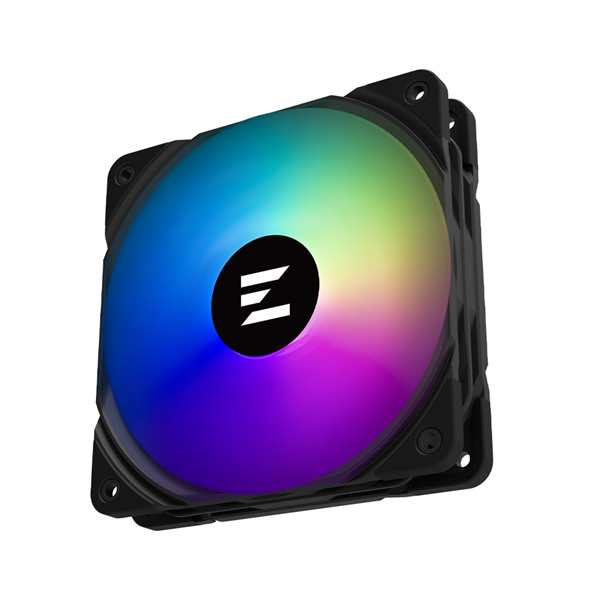 Фото ZALMAN ZM-AF120 ARGB BLACK, 120x120x25mm, 4-PIN PWM, 600-2000 RPM, 29,7 DBA MAX, HYDRO BEARING