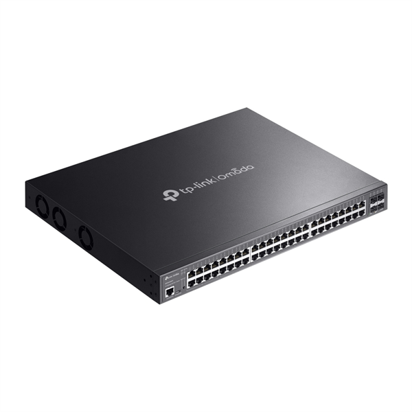 Фото TP-Link SG3452XMPP, Omada 48-Port Gigabit and 4-Port 10GE SFP+ L2+ Managed Switch with 40-Port PoE+ 8-Port PoE++