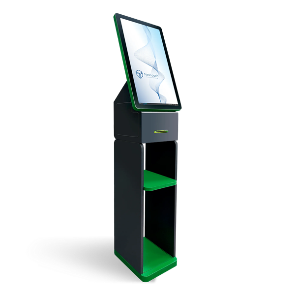 Фото Интерактивный терминал Nextouch NextStand 24PQ (напольный): 23,6", FHD(1920х1080), PCAP, 10 касаний, 250 кд/м, Intel Core i3, DDR4 8Gb, 128 Gb, Динамики: 2х5 Вт, Wi-Fi, USB 2.0, LAN, ОС: Windows IoT
