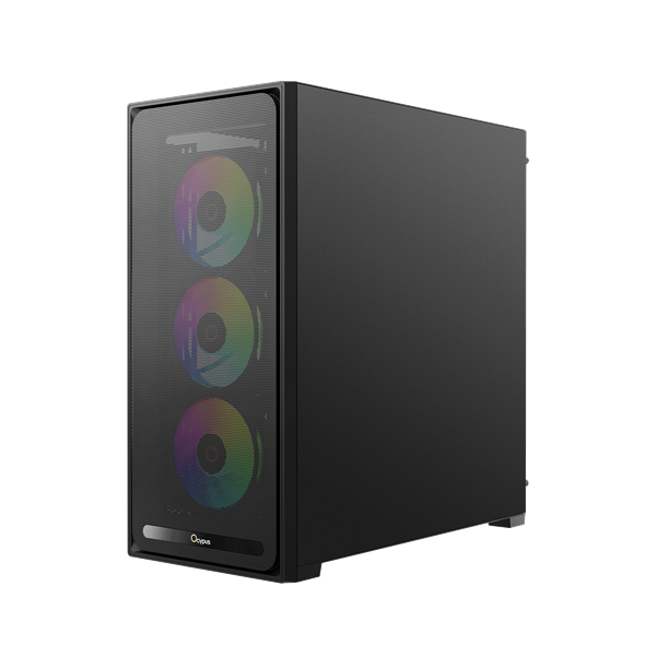 Ocypus Delta C70 BK ARGB, EATX, Type-C*1, USB3.0*2, FRONT 3x120mm ARGB, REAR 1x120mm ARGB