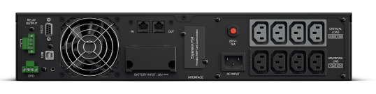 Фото CyberPower OL1000ERTXL2U Online 1000VA/900W USB/RS-232/Dry/EPO/SNMPslot/RJ11/45/ВБМ (8 IEC С13)