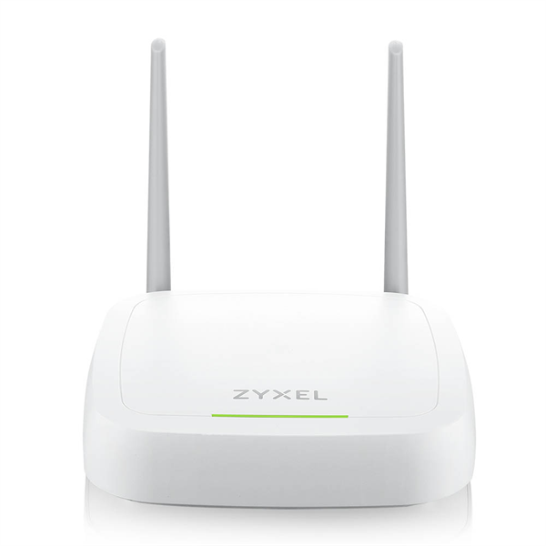 Точка доступа Zyxel NebulaFlex NWA30BE, Wi-Fi 7 (BE5100), MU-MIMO 2x2+2x2, внешние несъемные антенны, 1xLAN 2.5GE, без поддержки 802.1x и Captive portal, питание только DC (БП в комплекте)