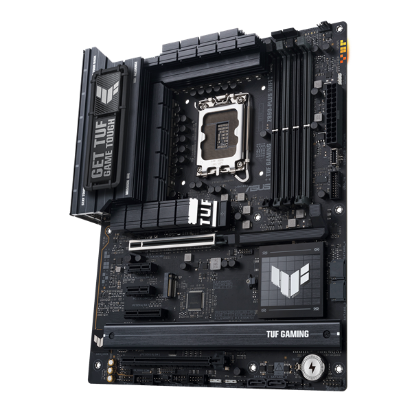Фото ASUS TUF GAMING Z890-PLUS WIFI, LGA1851, Z890, 4*DDR5, 4*SATA, 4*M.2, 6*USB 3.2, Type-C, 2*PCIx16, 1*PCIx4, 2*PCIx1, Thunderbolt™ 4, HDMI+DP, ATX; 90MB1IQ0-M0EAY0