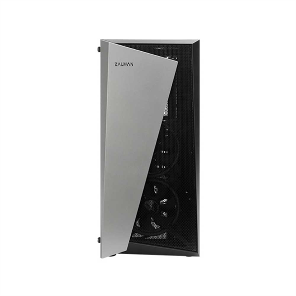 Фото ZALMAN S4 Plus, ATX, BLACK, WINDOW, 2x3.5", 1x2.5", 2xUSB2.0, 1xUSB3.0, FRONT 2x120mm RGB, REAR 1x120mm RGB