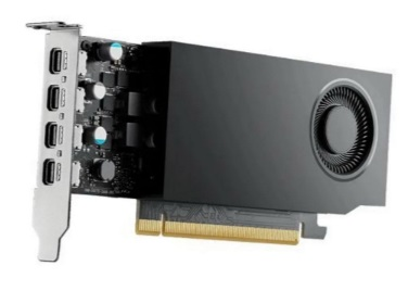 Nvidia RTX A1000 8GB GDDR6, 4x Mini DisplayPort 1.4a, 50W, FH bracket