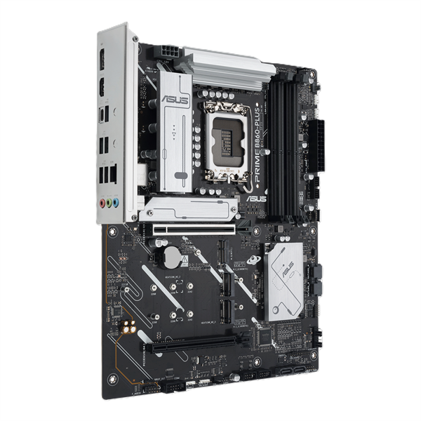 Фото ASUS PRIME B860-PLUS-CSM, LGA1851, B860, 4*DDR5, 4*SATA, 2*M.2, 3*USB 3.2, 4*USB 2.0, Type-C, 5*PCIx16, DP+HDMI, ATX; 90MB1KA0-M0EAYC