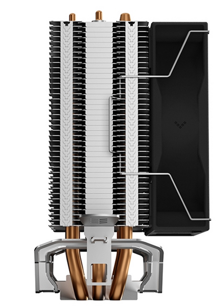 Фото DEEPCOOL AG300 MARRS LGA1700/1200/115X/AM5/AM4 (36шт/кор, TDP 150Вт, PWM, Static LED Lighting, Fan 92mm, 3 тепл. Трубки прямого контакта) RET (R-AG300-BKMNMN-G)