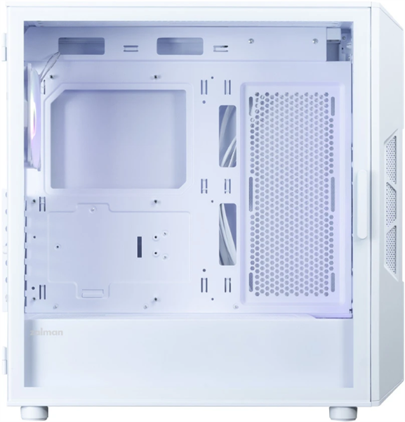 Фото ZALMAN I3 NEO ARGB V2 WHITE, ATX, WHITE, FRONT MESH, WINDOW, 2x3.5", 3x2.5", 1xUSB2.0, 2xUSB3.0, 1xUSB Type-C, FRONT 3x120mm ARGB, REAR 1x120mm ARGB