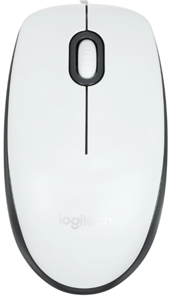 Logitech Mouse M100, White, USB, 1000dpi, CN, [910-005007/910-006764]