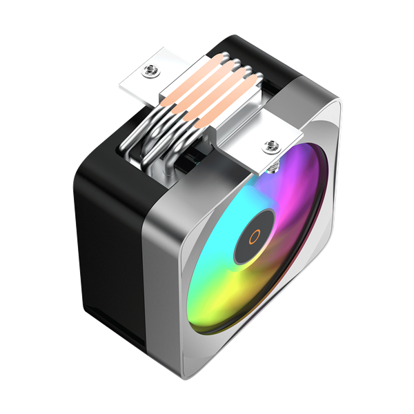 Фото Ocypus Delta A40 EX BK Digital, 120mm ARGB FAN, Top Display Panel, 4 HEAT PIPES, 4-PIN PWM, 500-1800 RPM, 29DBA, HYDRO BEARING, LGA115X/1200/1700/18XX, AM4/AM5