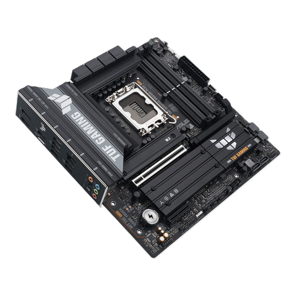 Фото ASUS TUF GAMING B860M-PLUS, LGA1851, B860, 4*DDR5, 4*SATA, 3*M.2, 6*USB 3.2, 1*USB 2.0, Type-C, 1*PCIx16, 1*PCIx4, DP+HDMI, mATX; 90MB1JW0-M0EAY0