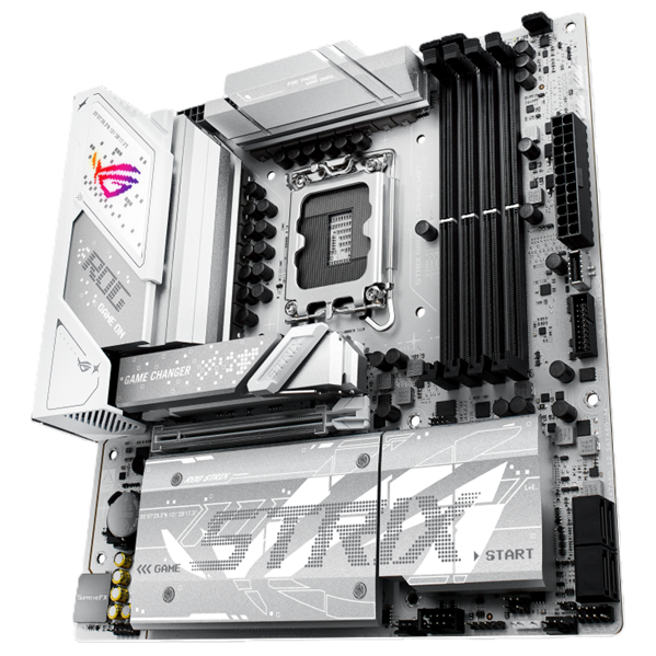 Фото ASUS ROG STRIX B860-G GAMING WIFI, LGA1851, B860, 4*DDR5, 4*SATA, 4*M.2, 4*USB 3.2, 4*USB 2.0, Type-C, 2*PCIx16, DP+HDMI, ATX; 90MB1JF0-M0EAY0