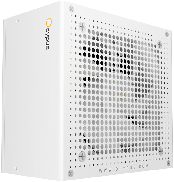 Ocypus Delta P850 WH, 850W, APFC, 80+ Bronze, ATX 3.1, 120mm Fan