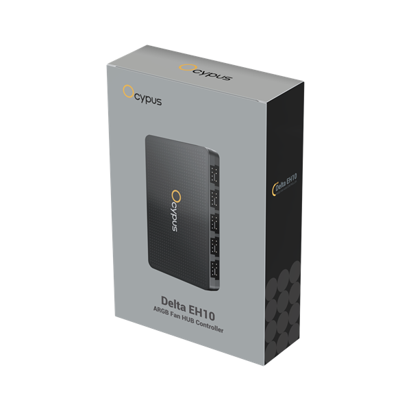 Фото Ocypus Delta EH10 BK PRO, 10 ports FAN/ARGB Hub, remote control