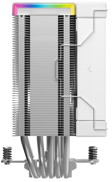 Фото DEEPCOOL AK500S DIGITAL SE WH LGA20XX/1700/1200/115X/AM5/AM4 (12шт/кор, TDP 240W, PWM, Fan 120mm, 5 тепл. трубок, Copper Base, белый) RET (R-AK500S-WHADMN-GJD)
