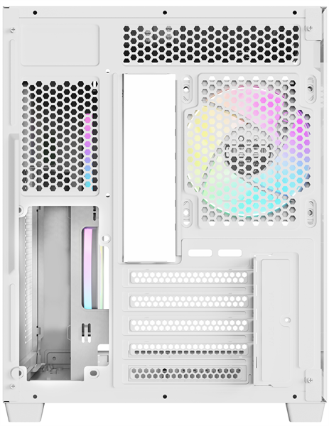 Фото Ocypus Gamma C54 WH ARGB, MATX, USB3.0*1+USB2.0*2, SIDE 2x120mm ARGB, REAR 1x120mm ARGB