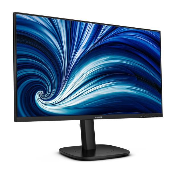 Фото 23,8" Philips 24B2U3301 1920x1080 WLED 16:9 IPS 300cd, 1500:1, 4ms, 50M:1, 178°/178°, HDMI, DP, USB Hub: 4*USB3.2, USB-C(90W), RJ45, Speak, 120Hz, Tilt, Height, Swivel, Pivot, Internal, VESA, Black,3y