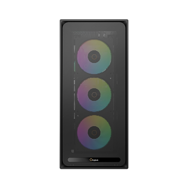 Фото Ocypus Delta C70 BK ARGB, EATX, Type-C*1, USB3.0*2, FRONT 3x120mm ARGB, REAR 1x120mm ARGB