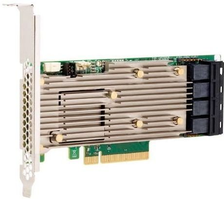 Broadcom RAID Controller 9460-16i, PCI-E 3.1 x8 LP, Tri-Mode SAS/SATA/NVMe, RAID 0,1,10,5,6, 50,60, 16port (4*SFF8643), 4GB Cache, SAS3516, RTL