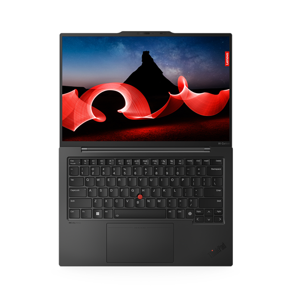 Фото ThinkPad X1 Carbon Gen 13 Aura Edition 14”(2880X1800) OLED 120Hz, Ultra 7-268V vPro, 32GB LPDDR5x, 1TB SSD M.2, Intel Arc 140V, WiFi, BT, Kb Ru/Eng, 57Wh, 65W USB-C, Win 11 Pro, 1Y, 1kg